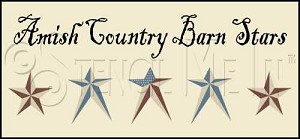 042 * Amish Country Barn Stars 9.25x20 
