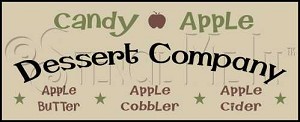 069 * Candy Apple Dessert Company 5.5x24 