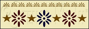 1089 * Colonial Accent Wall Border 8x24 