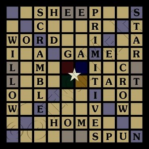 1116 * Scramble Game Board 11.25x11.25 