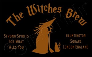 111 * The Witches Brew Halloween Stencil 11.25x18 