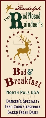 1206 * Rudolphs Bed And Breakfast 9.25x24 