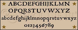 1273 * Alphabet Sampler 9.25x24 