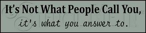 1315 * It's Not What People Call You 5.5x24 