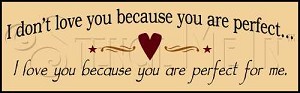 1339 * You Are Perfect For Me 5.5x18 