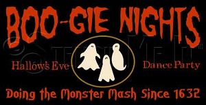 1376 * Boogie Nights Halloween Stencil 9.25x18 