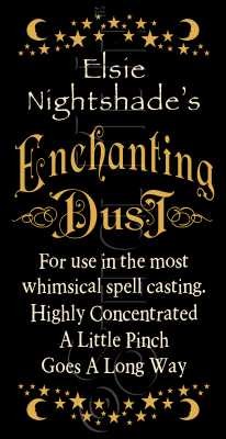 1381 * Enchanting Dust Halloween Stencil 9.25x18 