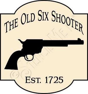 1441 * The Old Six Shooter 11.25x12 