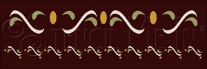 161 * Colonial Accent Wall Border 8x24 