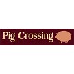 1635 * Farm Animals Crossing Stencils - Pig 5.5x24 