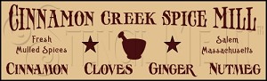 165 * Cinnamon Creek Spice Mill 7.25x24 