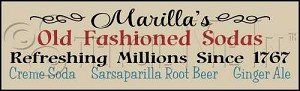 175 * Marilla's Soda 7.25x24 