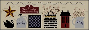 181 * Favorite Things Wall Border 8x24 