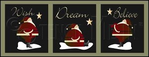 1864 * Wish Dream Believe 9.25x24 