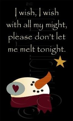 1897 * Don't Let Me Melt Tonight 7.25x12 