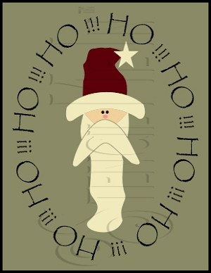 1916 * Ho Ho Ho 9.25x12 