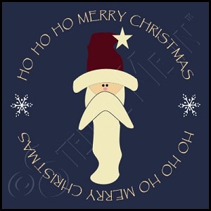 1917 * Ho Ho Ho Merry Christmas 11.25x11.25 