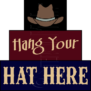 1945 * Hang Your Hat Here Block Set Stencil 