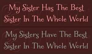 2006 * The Best Sister 3.5x12 