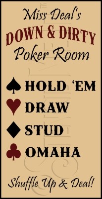 2034 * Miss Deal's Poker Room 9.25x18 