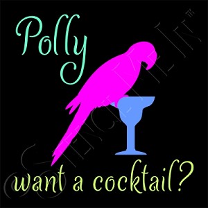 2098 * Polly Want A Cocktail 7.25x7.25 
