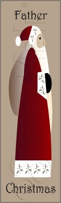 2212 * Father Christmas 7.25x24 