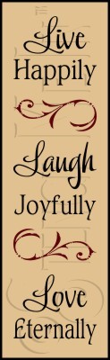 2241 * Happily Joyfully Eternally 5.5x18 