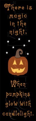 2284 * Magic In The Night Halloween Stencil 7.25x24 