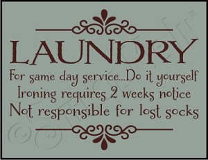 2309 * Laundry Policy 9.25x12 