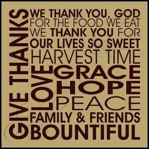 2368 * We Thank You God Thanksgiving Stencil 11.25x11.25 
