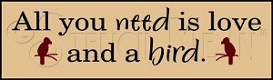 2429 * Love And A Bird 3.5x12 