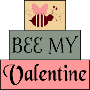 2474 * Bee My Valentine Block Set 