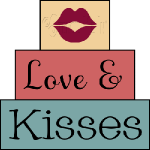 2475 * Love And Kisses Block Set 