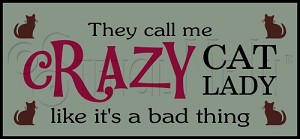 2528 * Crazy Cat Lady 5.5x12 