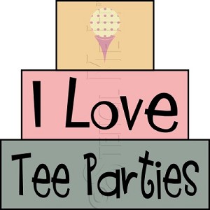 2599 * I Love Tee Parties Block Set Stencil 