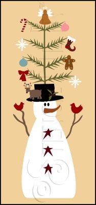 2644 * Snowman Tree 11.25x24 