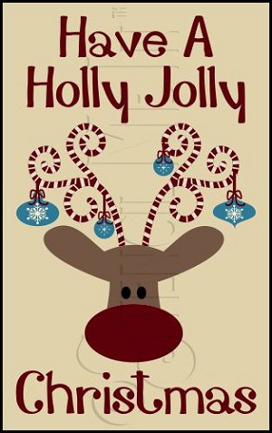2689 * Holly Jolly Christmas 11.25x18 