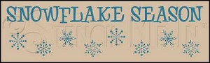 2711 * Snowflake Season 7.25x24 