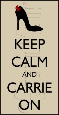 2743 * Keep Calm High Heel 9.25x18 
