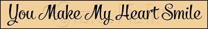 2747 * You Make My Heart Smile 2.5x18 