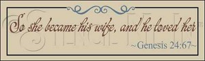 2797 * She Became His Wife 7.25x24 