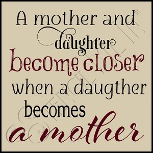 2872 * A Mother and A Daughter 11.25x11.25 