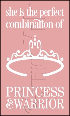 2873 * Princess & Warrior 7.25x12 