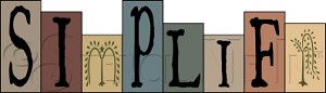 2907 * SIMPLIFY Word Art Block Stencil Set 