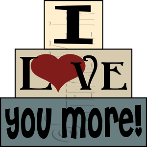 2994 * Love You More Block Set 