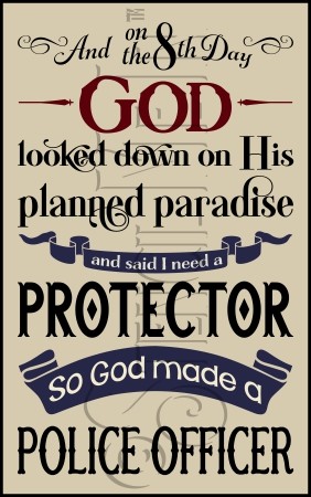 3012 * God Made A Protector 11.25x18 