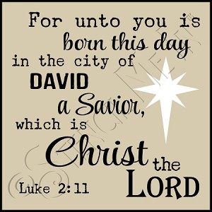 3021 * For Unto You Is Born This Day 11.25x11.25 