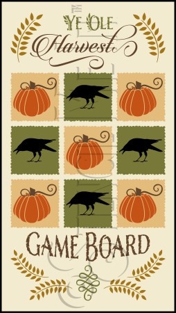 3039 * Ye Ole Harvest Game Board 11.25x20 