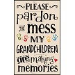 3054 * Pardon The Mess - Grandchildren 11.25x18 