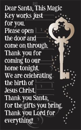 3099 * Santa's Magic Key 11.25x18 